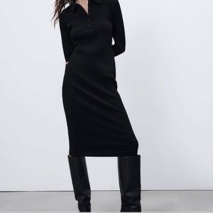 Zara collar dress
